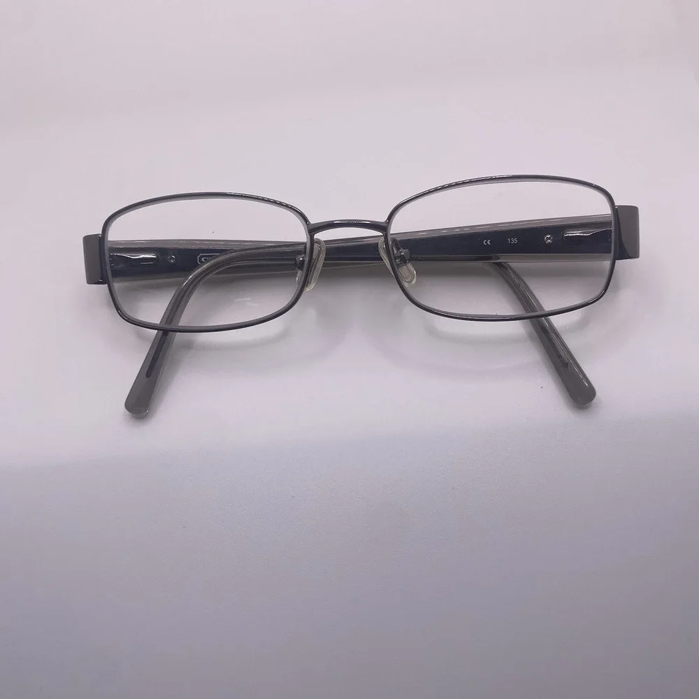 Coach Eyeglasses Women FRAME ONLY Gemma Full Rim 49-16-135 Dark Gun Metal 878